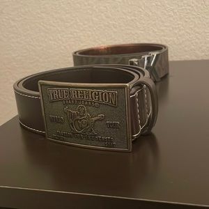 True religion big buckle belt